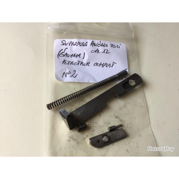 VENDU PAR LE-CUIRASSIER EJECTEUR GAUCHE COMPLET DE FUSIL ANGELO ZOLI SUPERPOS� CALIBRE 12