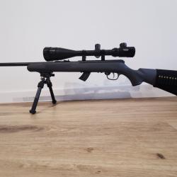 Ensemble Carabine 22Lr Stevens 300 lunette bipied rail picatinny cartouchi&egrave;re boule d'armement