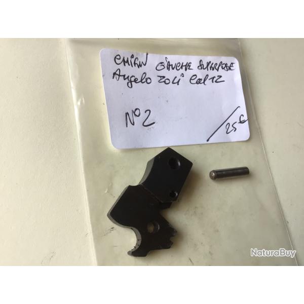 VENDU PAR LE-CUIRASSIER N�2 CHIEN GAUCHE COMPLET DE FUSIL ANGELO ZOLI SUPERPOS� CALIBRE 12