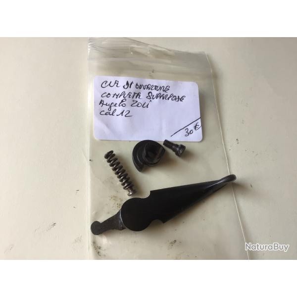VENDU PAR LE-CUIRASSIER  CLE D'OUVERTURE COMPLETE FUSIL ANGELO ZOLI SUPERPOS� CALIBRE 12