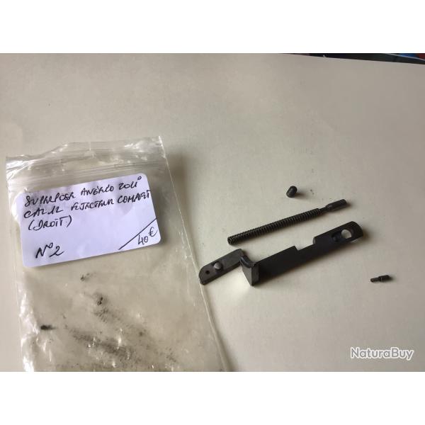 VENDU PAR LE-CUIRASSIER  EJECTEUR DROIT COMPLET FUSIL ANGELO ZOLI SUPERPOS� CALIBRE 12