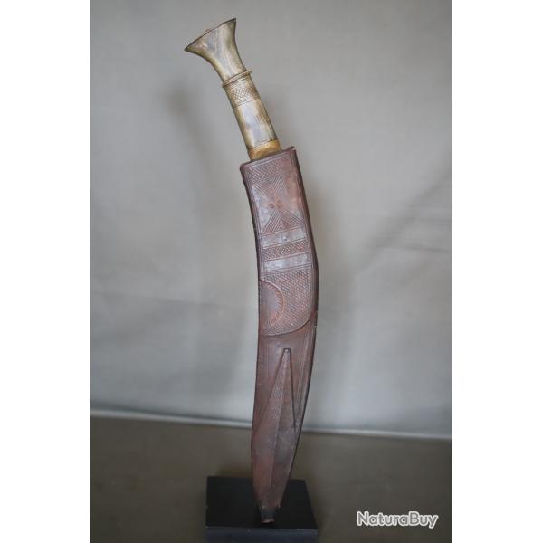 Ancien grand couteau N�palais dit kukri (kukuri) - N�pal, 20�me si�cle