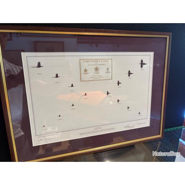 TABLEAU "PURDEY & SONS" Tir de haut vol