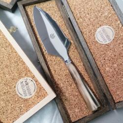 Pelle &agrave; tarte corne blonde