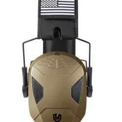 Casque Antibruit Passif YHKEMA P40 Desert Maron