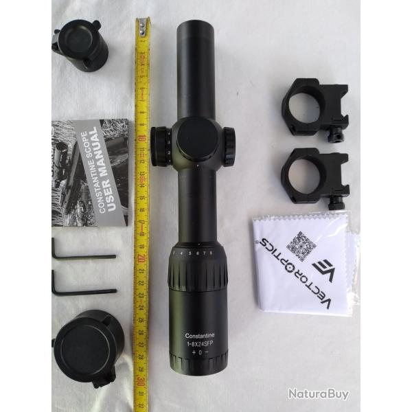 Vend lunette Vector Optics Constantine 1-8x24