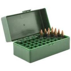 Boite de rangement de 50 cartouches 6mm / 32. 40. 7.62x39