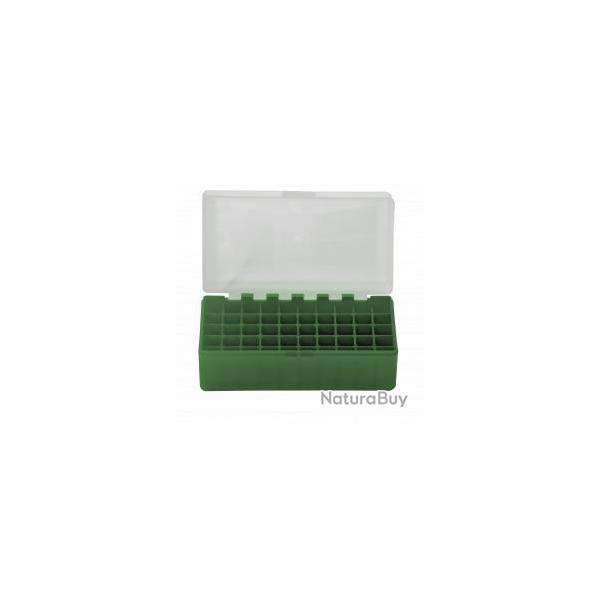 Boite de rangement 50 cartouches calibre 222/223