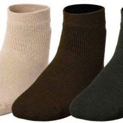 Pack 3 chaussettes vert/marron/beige TREELAND-39/42
