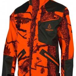 Veste de traque femme Wild Spirit camo orange Fire TREELAND-M