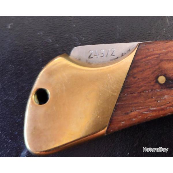 ?Titre : Couteau pliant PUMA 970 Game-Warden (1972) - Bo?te d'origine