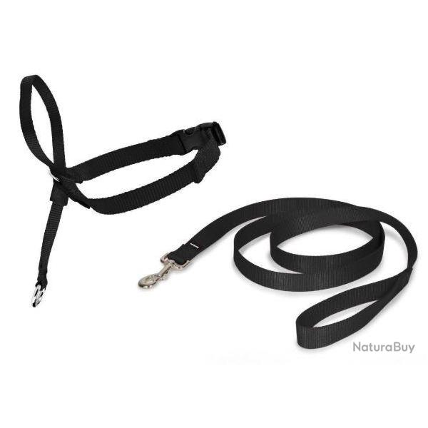 Licol easy walk pour chien taille m couleur noir