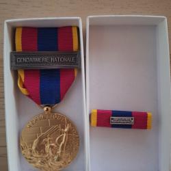 medaille de la d&eacute;fense nationale or et barrette