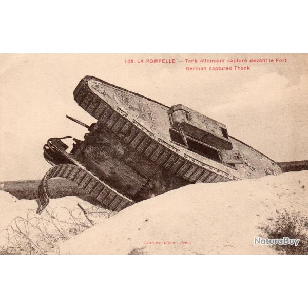 Carte postale: Tank allemand captur� - N�7926