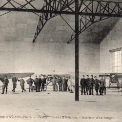 Carte Postale Ancienne - Camp d'Avord (Cher) - Centre Militaire d'Aviation- N&deg;8664