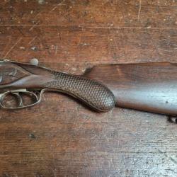 Fusil superpos&eacute; de marque Merkel model 200 cal 12/70