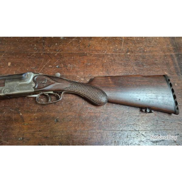 Fusil superpos� de marque Merkel model 200 cal 12/70