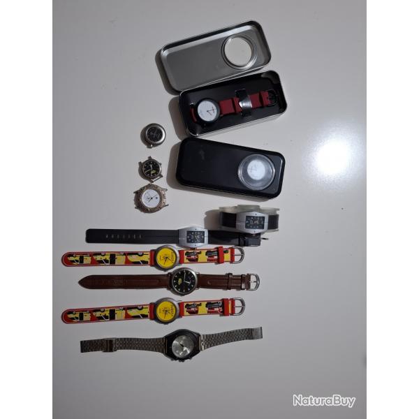 Lot Montres de voiture Renault collection