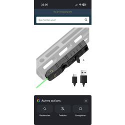 Vis&eacute;e laser CVLIFE pour fusil compatible rail M-Lok