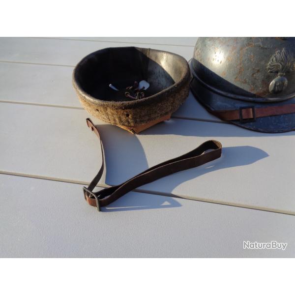 Int�rieur + jugulaire pour casque Adrian Mle. 1915 WW1