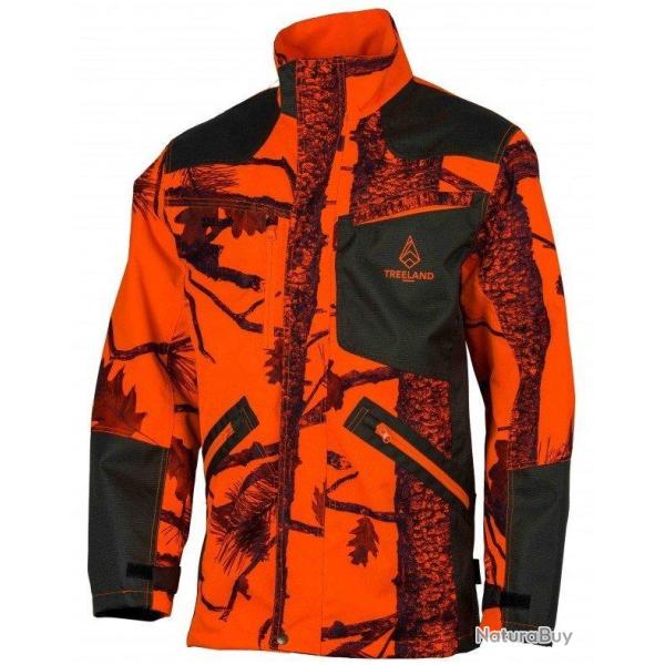 Veste de traque Wild Spirit camo orange Fire TREELAND-3XL