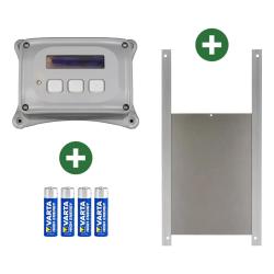 Kit Portier Breedsafe pro +1 trappe poules +1 trappe oies + 4 piles avec programmation et/ou sonde l