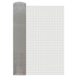 &Eacute;cran en maille 60 x 500 cm 6 Mesh Acier Inoxydable 201 Argent&eacute;
