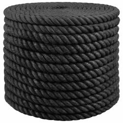 Corde en Jute 16 Noir Jute 100% Tossa