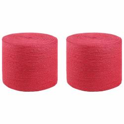 Corde en Jute 2 pcs Rouge Jute 100% Tossa