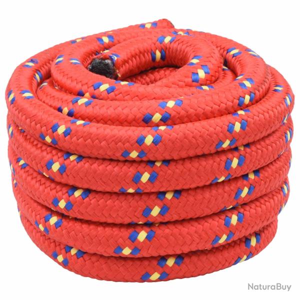 Corde de bateau 25 m 4 Rouge PP