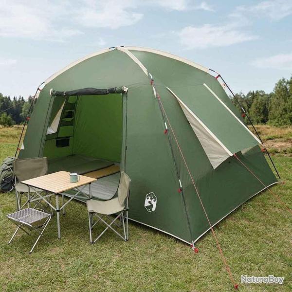 Tente Cabane avec toit Vert 300 x 210 x 156 cm Polyester
