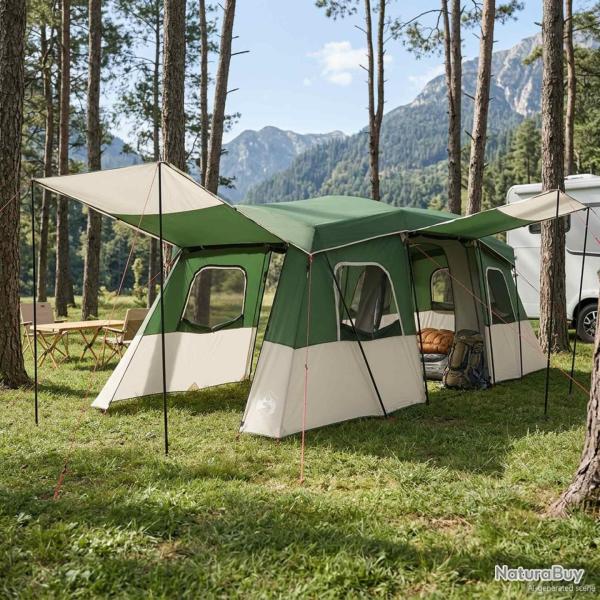 3 personne 3 personnes Vert Polyester 185T avec rev�tement PU