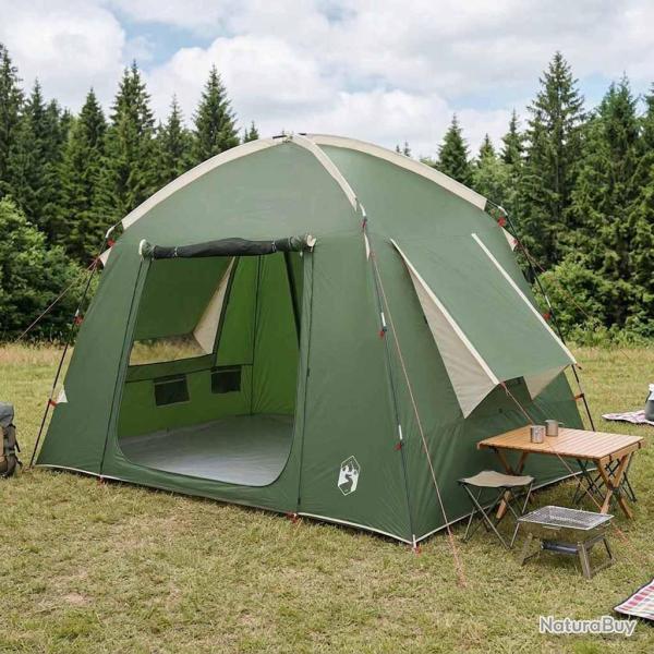 Tente Cabane avec toit Vert 210 x 210 x 138 cm Polyester
