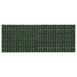 &Eacute;cran de balcon avec feuilles Vert fonc&eacute; 400 x 150 cm