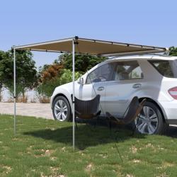 Auvent de camping-car et caravane 2x2,5x2,15 m Beige