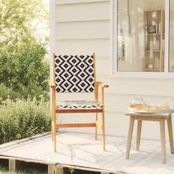 Chaises de jardin 8 pcs en bois d'acacia massif