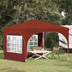 Tente de f&ecirc;te pop-up 290 x 290 x 245 cm Terre cuite