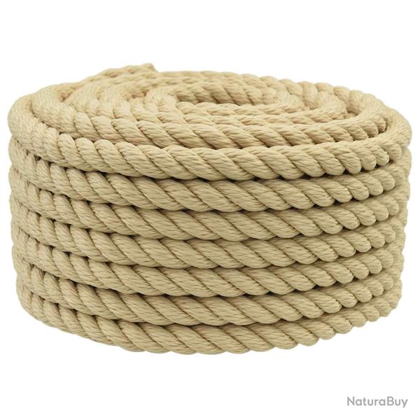 Corde de bateau 100 m 2 Naturel PP