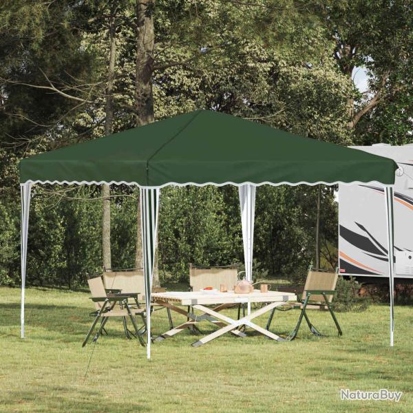 Tente de f�te pop-up 288 x 288 x 245 cm Vert Tissu Oxford