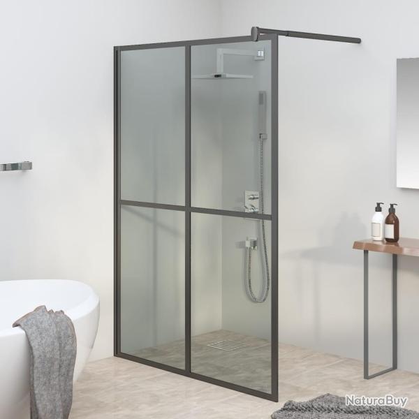 �cran de douche 140x195 cm Verre tremp� fonc�