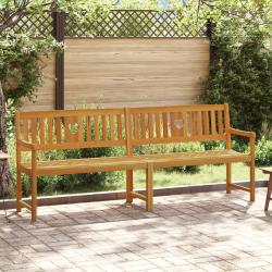 Banc ext&eacute;rieur Naturel 220 x 55,5 x 90 cm Bois d'Acacia Massif
