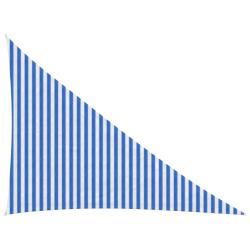 Voile d'ombre Bleu et Blanc 3 x 4 x 5 m HDPE