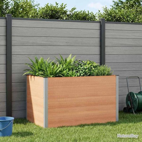 Jardini�re sur�lev�e Marron 150 x 100 x 91 cm
