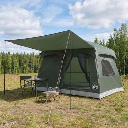 Tente familiale Vert arm&eacute;e 380 x 260 x 190 cm Polyester