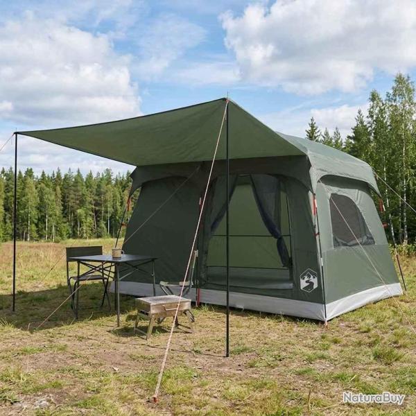 Tente familiale Vert arm�e 380 x 260 x 190 cm Polyester