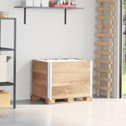 Colliers de palette 3 pcs 80x60 cm bois de pin solide