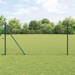Fixation au sol hexagonale 100 x 1,4 m Acier recouvert de PVC