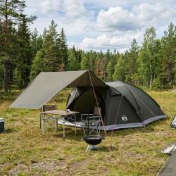 Tente Cabane Vert arm&eacute;e 8 personnes Polyester et Acier