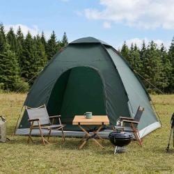 Tente de camping avec toit Vert arm&eacute;e 190 x 140 x 105 cm