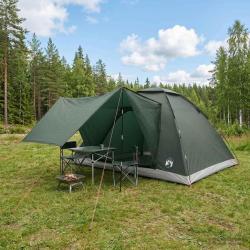 Tente de camping avec toit Vert arm&eacute;e 335 x 275 x 180 cm